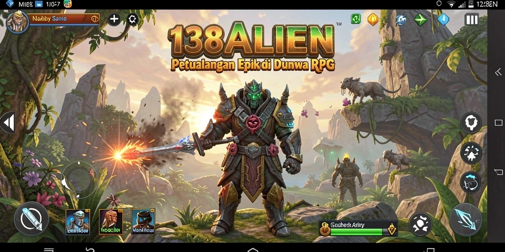 Screenshot gameplay 138ALIEN menampilkan aksi pertempuran yang mendebarkan.
