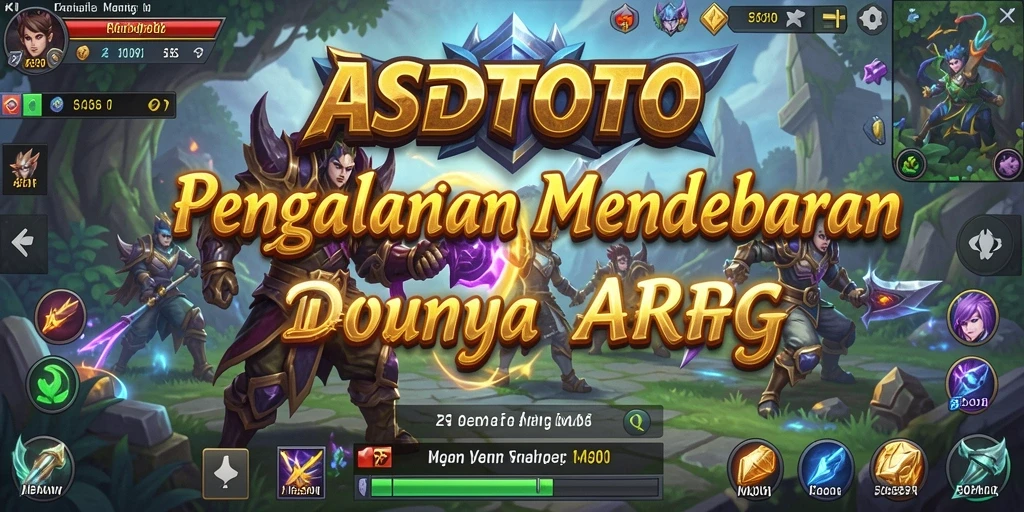 Screenshot ASDTOTO menampilkan pertarungan epik dalam dunia fantasi.