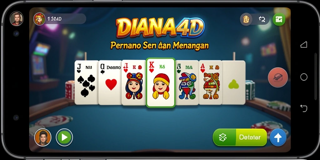 Tampilan gameplay DIANA4D yang menarik dan interaktif.