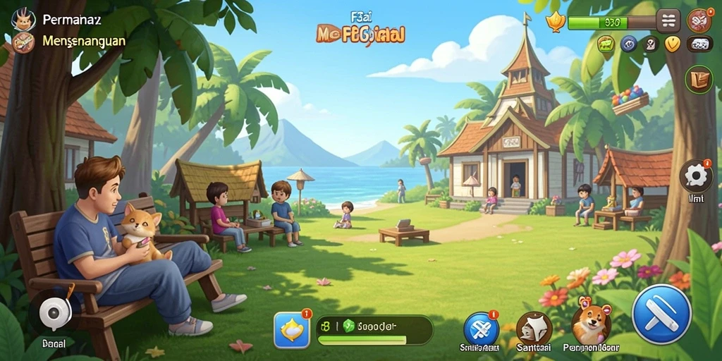 Screenshot dari gameplay F32 yang menyenangkan dan menarik.