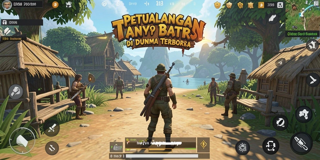 Tampilan gameplay seru dalam dunia terbuka yang penuh petualangan.