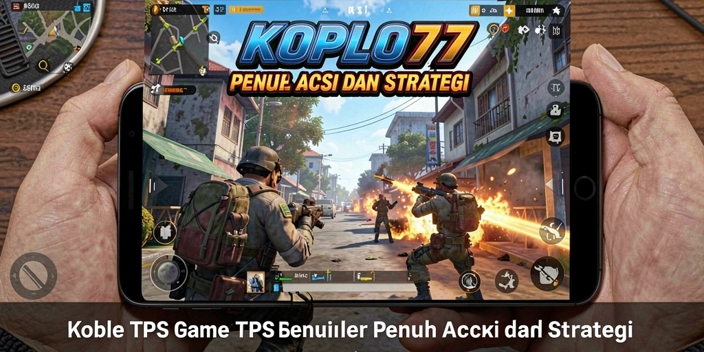 Screenshot gameplay KOPLO77 menampilkan aksi pertempuran yang menegangkan.