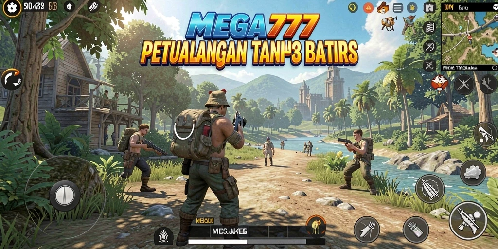 Tampilan gameplay MEGA777 yang menakjubkan dalam dunia terbuka.