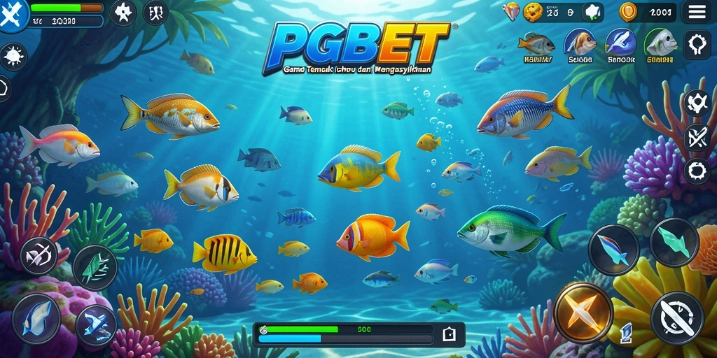 Screenshot utama PGBET menunjukkan aksi menembak ikan yang seru.