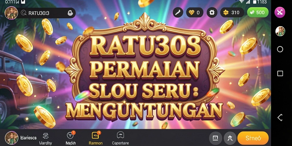 Tampilan gameplay menarik di RATU303 dengan efek visual yang memikat.