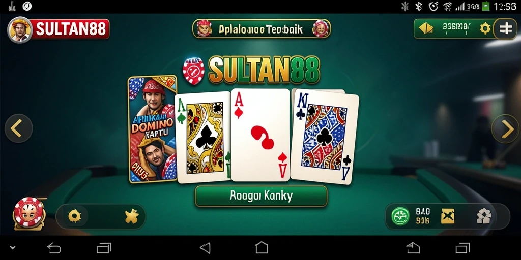 Tampilan menarik dari gameplay Domino SULTAN88 yang mengasyikkan.