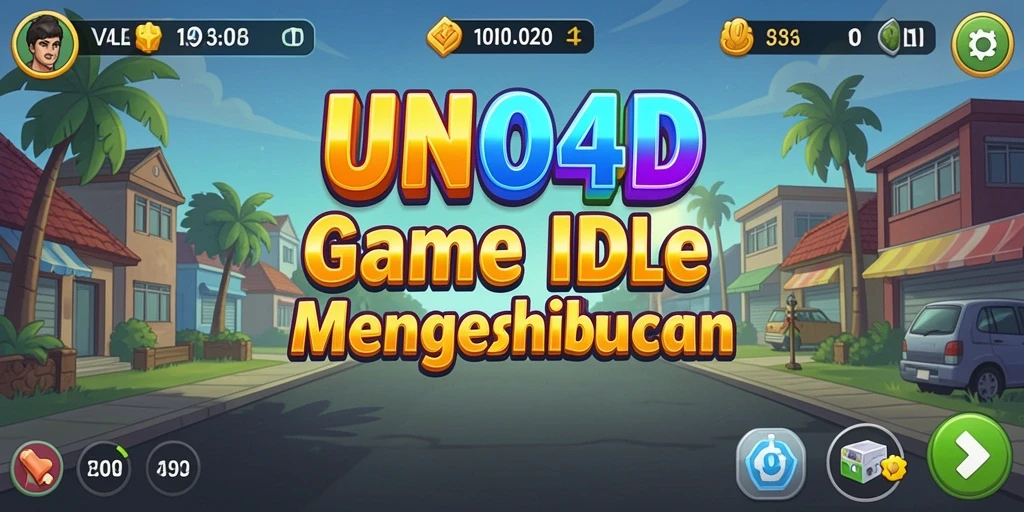 Tampilan gameplay Idle yang seru dan menghibur di UNO4D.