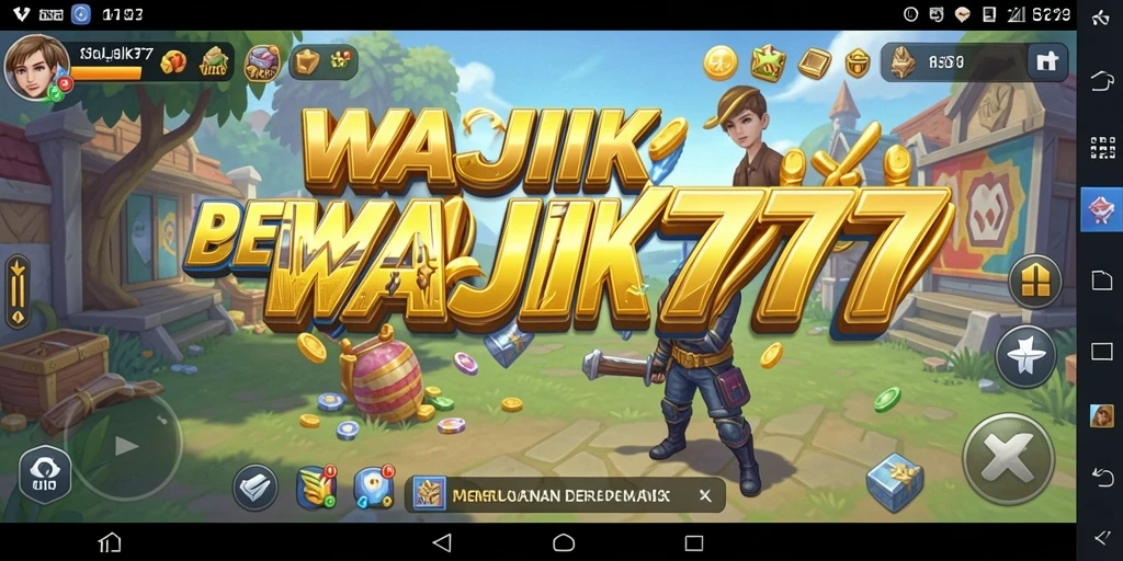 Tampilan gameplay seru dan dinamis dalam WAJIK777.