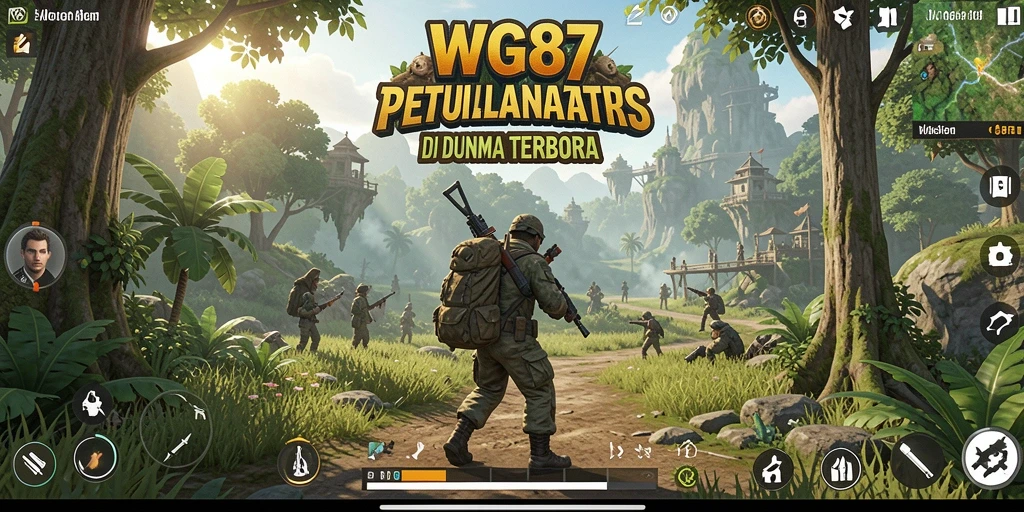 Tampilan gameplay Open World WG87 yang menakjubkan dan imersif.