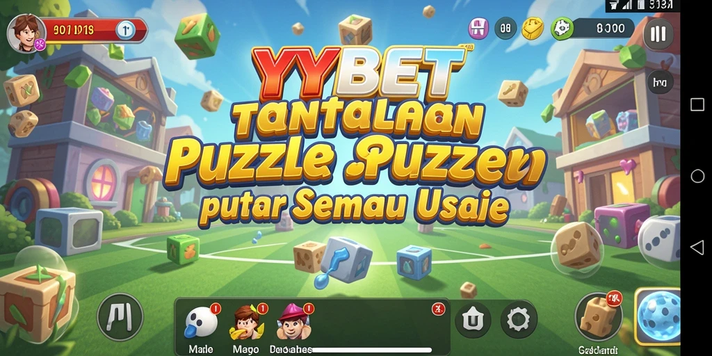 Tampilan gameplay seru dari permainan puzzle YYBET.